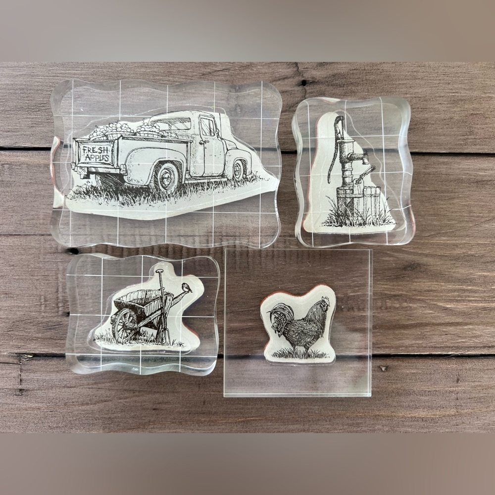 Stampin’ Up! Countryside Set of 4 Stamps Retired